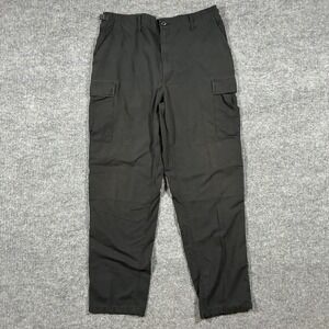 Propper Mens Cargo Pants Size Large Black Outdoor Utility Casual High Rise